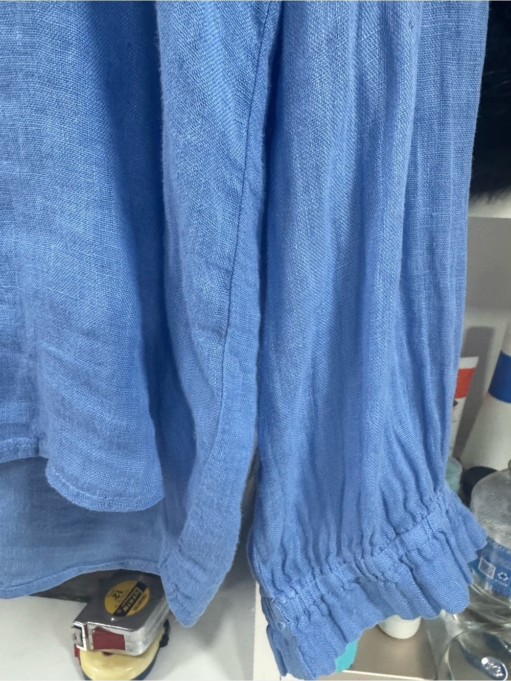 🌿 Bella Dahl 100% Linen Blouse | Size Small | Sky Blue 🌿 - Picture 6 of 8
